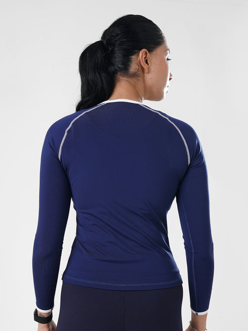 StrikeLine Fitted Tee in Blue